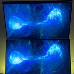 (2) LG 32 Inch Monitor (2560x1440p)(2k)(165Hz)