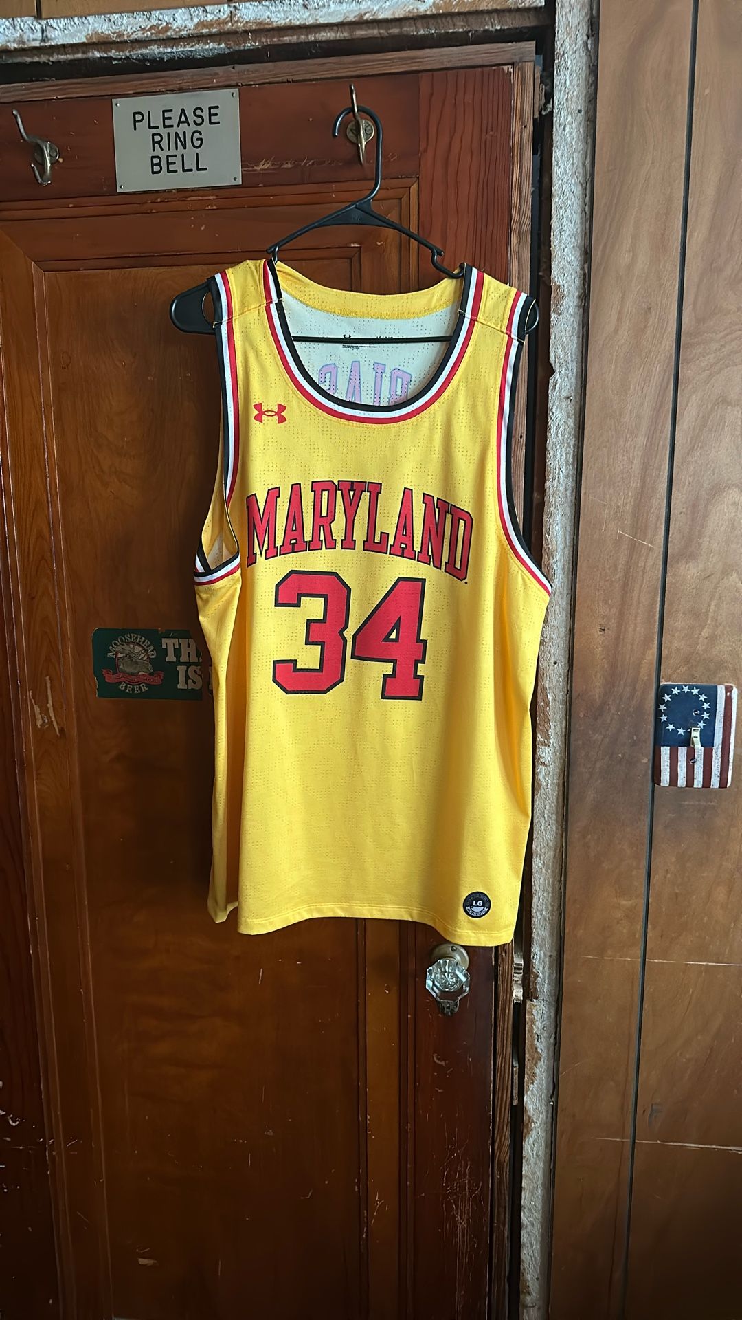 Len Bias Maryland Under Armour Basketball Jersey