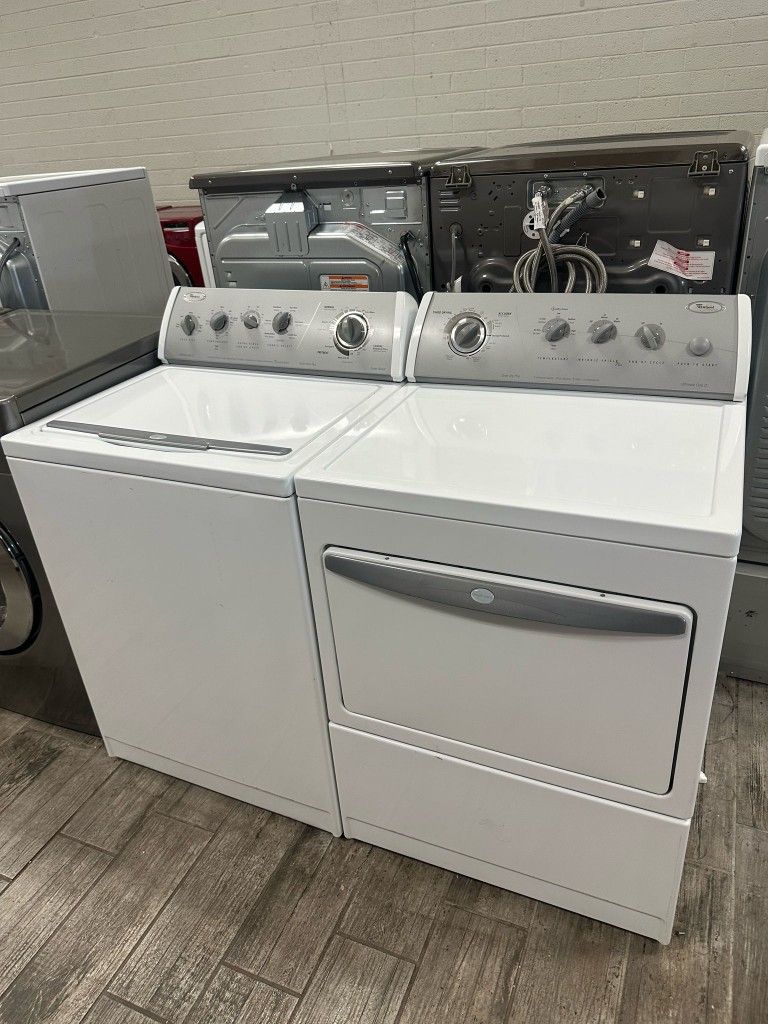 Whirlpool washer and dryer set electric XL
