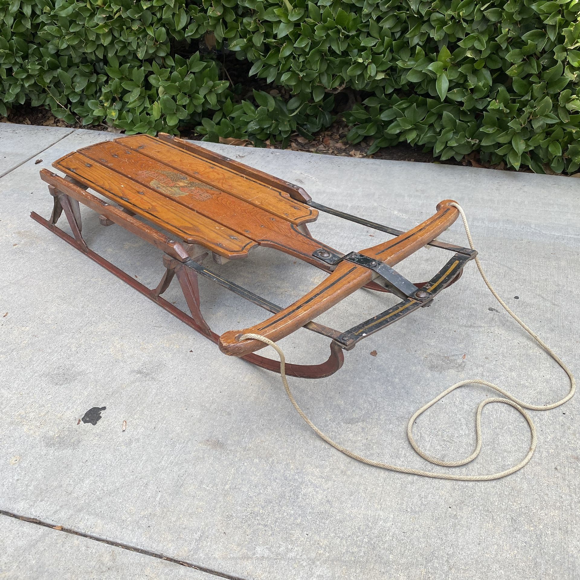 Vintage Style Flexible Flyer No 1c Sled Small