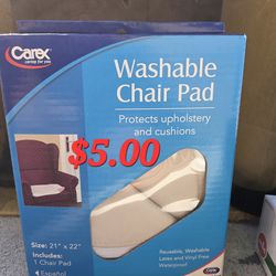 Washable chair pad