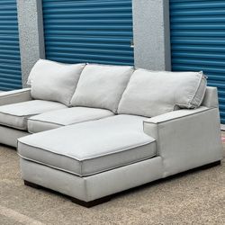 BEAUTIFUL 🤩 LIGHT GRAY SOFA BET 🛋  ❗️❗️ FREE DELIVERY 🚚💨❗️