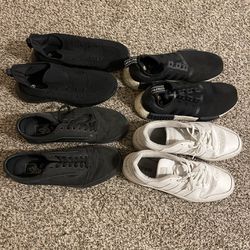 Men’s Shoes - Vans Adidas Nike - Black Work Shoes