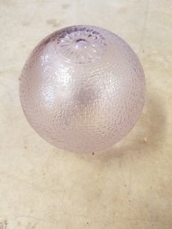 Antique Globe Ceiling Light Shade Turning Purple