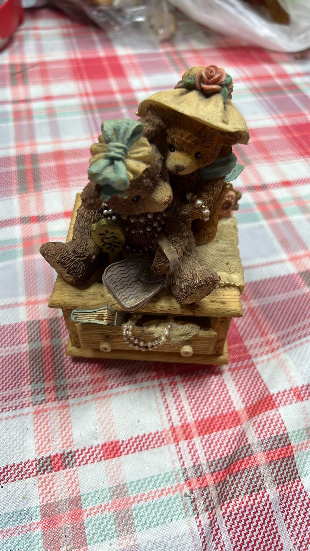 Teddy Hugs The San Francisco Music Box