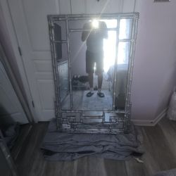 Wall Mirror 57 Inches In Width 37 Inches  Height