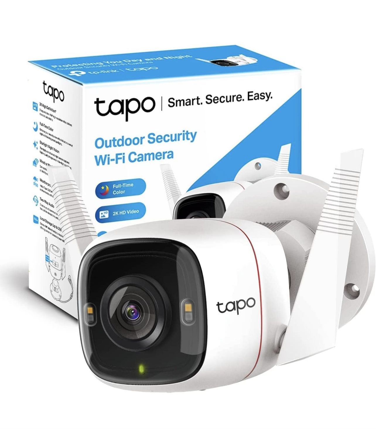 Tapo 2K QHD Security Camera Outdoor Wired