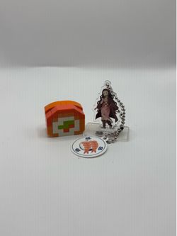Nezuko Keychain (Demon Slayer x Kura collab)