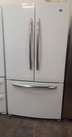 Maytag 3-Door White Fridge
