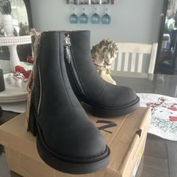 Brand New Seven7 Black Boots Size 6