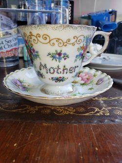Mothers china cup set