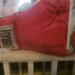 Muhammad Ali Sign Boxing Gloves