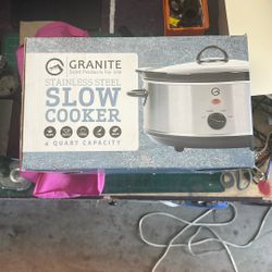 Stainless Steel Slow Cooker 4 Qt. 