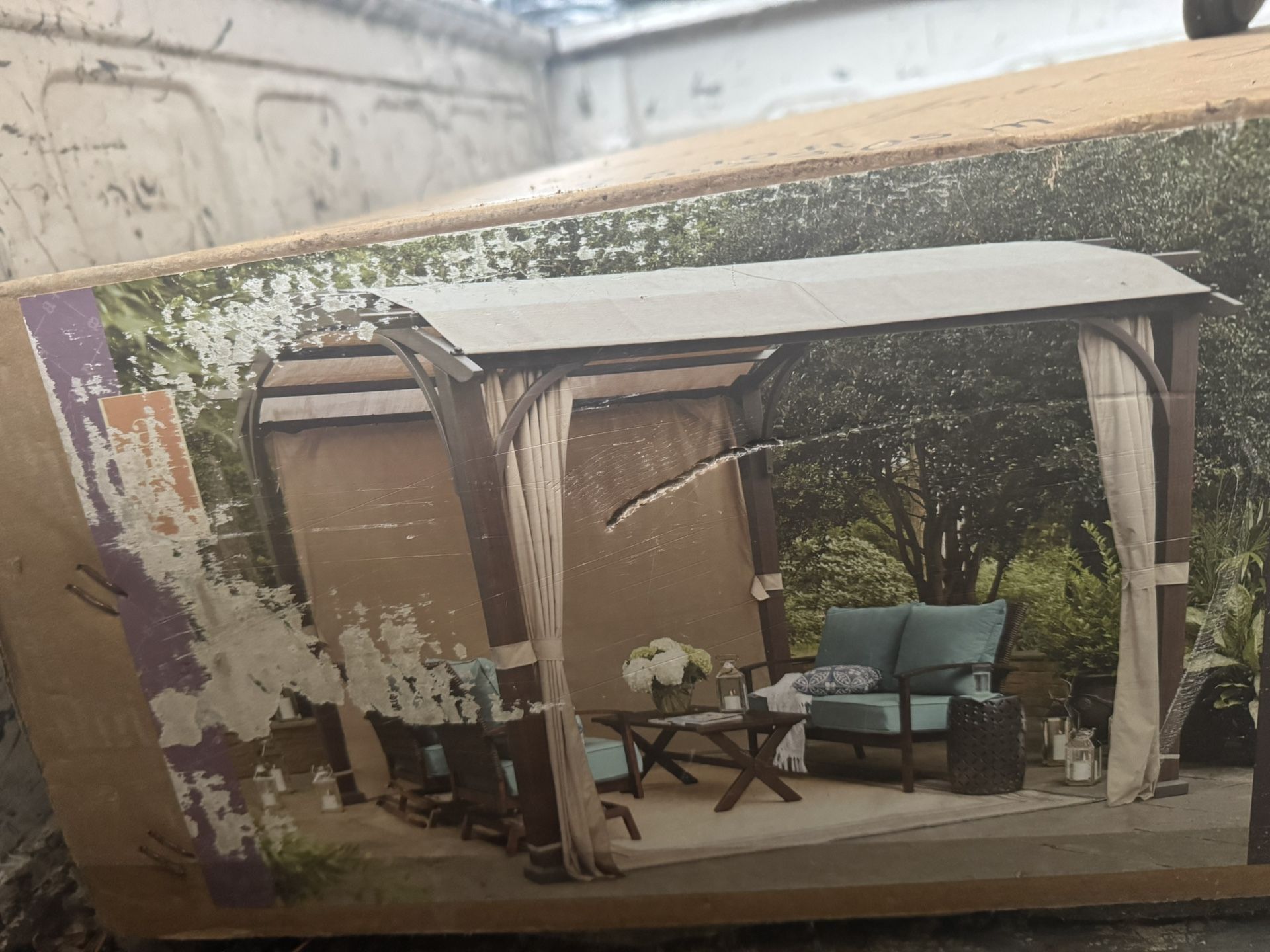 Outside Metal Pergola 