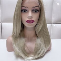 Synthetic Lace Front Wig- Light Blonde Wig-brand New $50-peluca Rubia Nueva