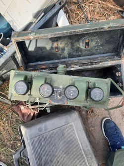 Vintage Us Army Crain Controler & Box
