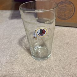 Washington Redskins Glass