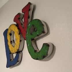 Vintage Wall LOVE Art