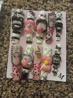 New acrylic press on nails