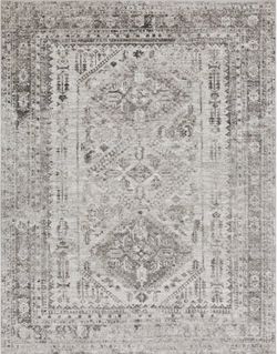 8x10 Monte Carlo Medallion Border Area Rug