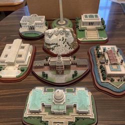 8 Piece US Memorial Danbury Mint Set