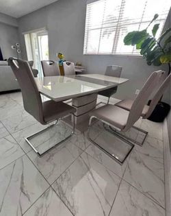 Set De Comedor Con 6 Plazas