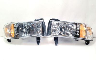 HEADLIGHTS FOR 94-02 DODGE RAM TRUCK