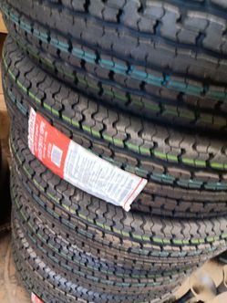 New set of tires 205 75 15 st 10 ply