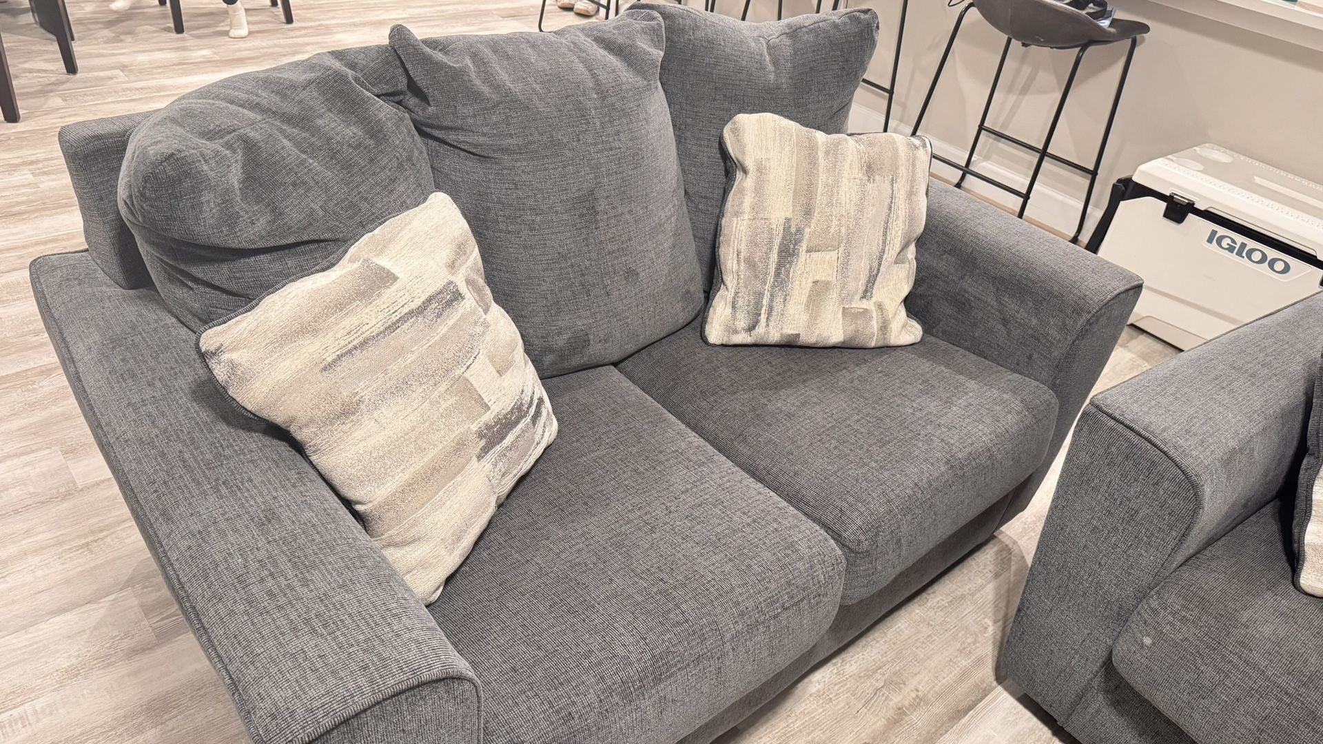 Grey 2-piece Couches 