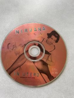 Nirvana In Utero CD Music Album One Size Orange Black
