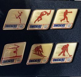 Snickers Olympic Pins
