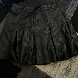 Leather Skirt 