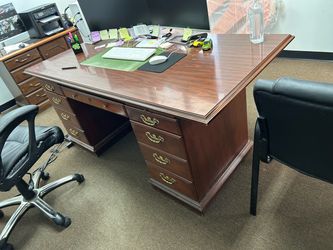 Office Desk and Credenza For Sale Only