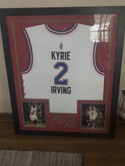 Kyrie Irving All Star Jersey In A Frame