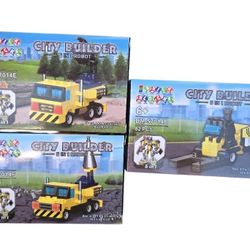 3 City Builder 6in1 Robot Sets
