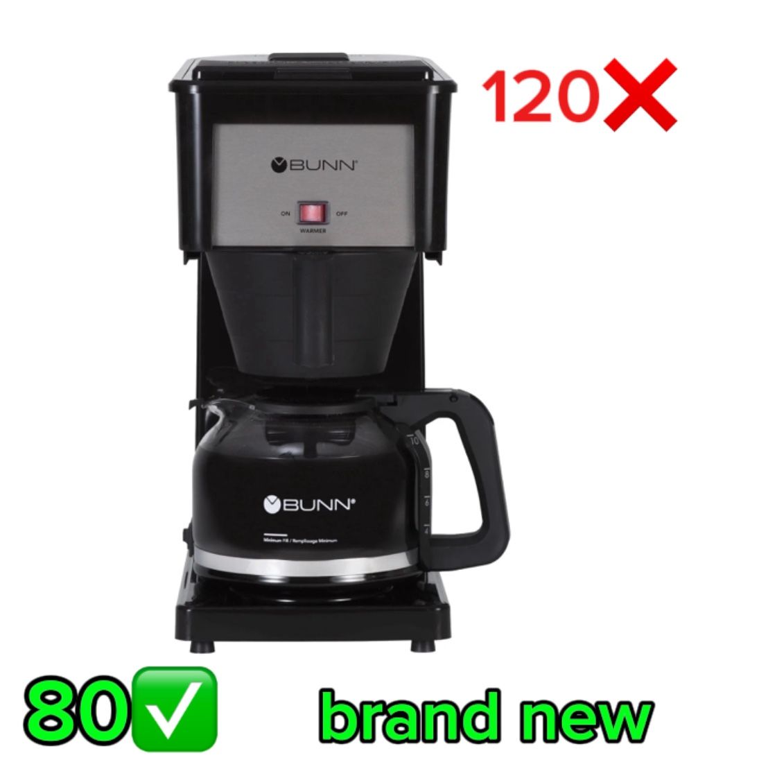 BUNN GRB Speed Brew Classic 10-Cup Coffee Maker, Black, 38(contact info removed)