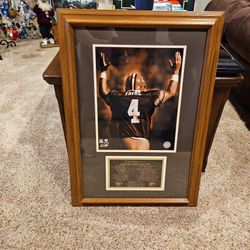 Favre 1992 To 2008 Stats Green Bay Retirement  Print