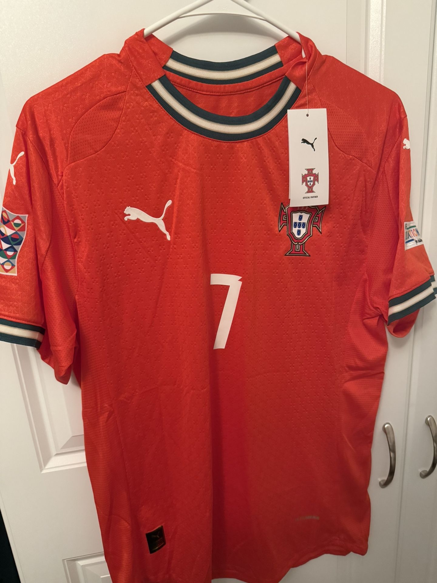 Nations League 2025 Ronaldo #7 Jersey Size L
