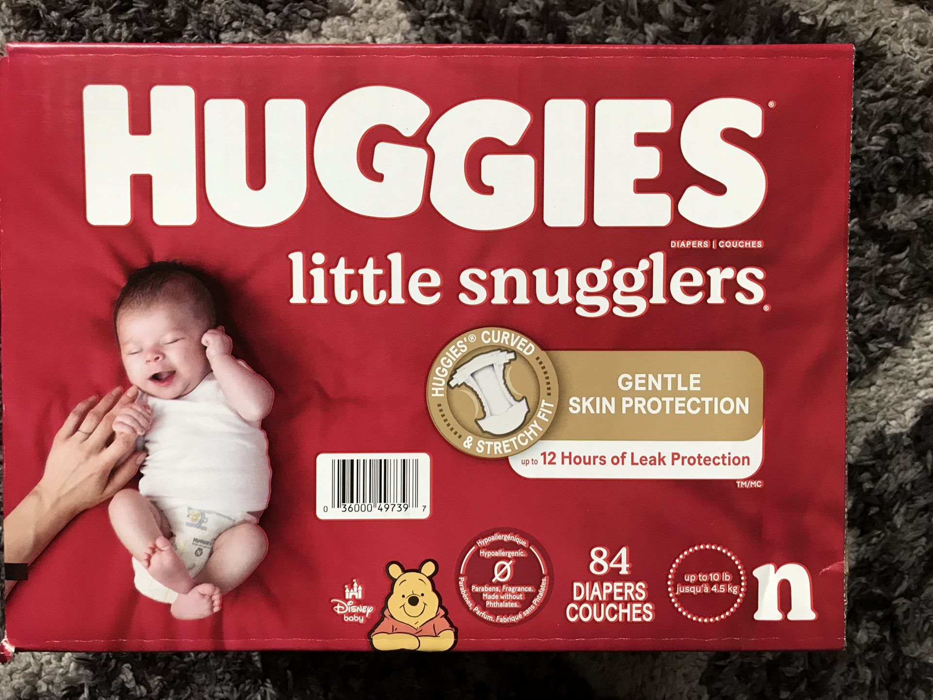 Huggies New Born 84 Diapers 