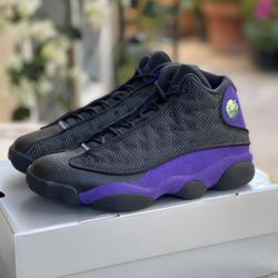 Nike Air Jordan 13 Retro Shoes Court Purple Black DJ5982-015 Men's Size’s 7.5, 9, 10.5, 11, 11.5 NEW