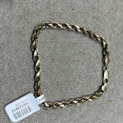 Gold Rope Bracelet 