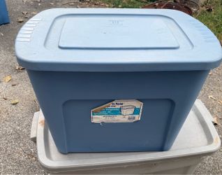 Tamor 20 Gallon Plastic Storage Tote with Lid