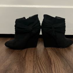 Wedge Heel Black 