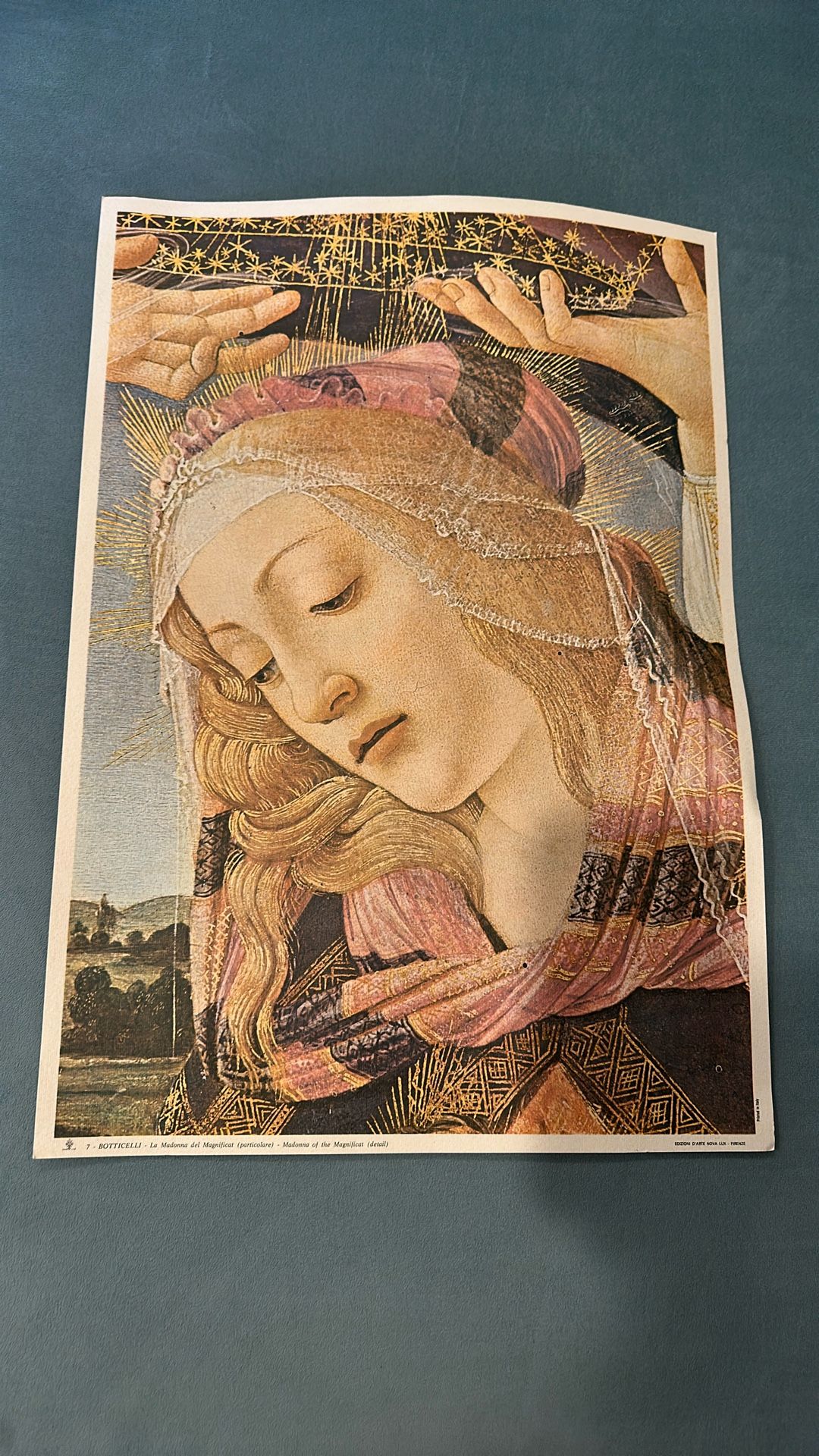 Authentic Botticelli Print