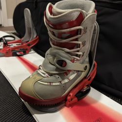 Liquid Snowboard + Burton Boots/Bag