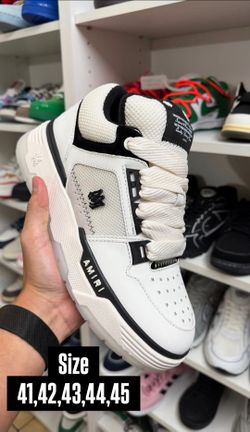 AMIRI MA-1 SNEAKERS WHITE/BLACK NEW COLLECTION