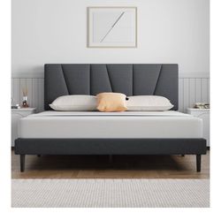 Memory Foam Queen Size Bed & Bed Frame