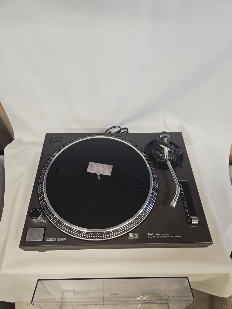 Technics SL-1200MK2P-K Quartz Direct Drive DJ Turntable 814316-1