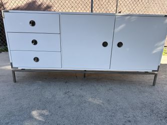 West Elm Malone Media Console Entertainment Center Tv Stand Cabinet Sideboard Credenza Buffet 