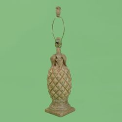Vintage Palm Beach Regency Pineapple Table Lamp Rare